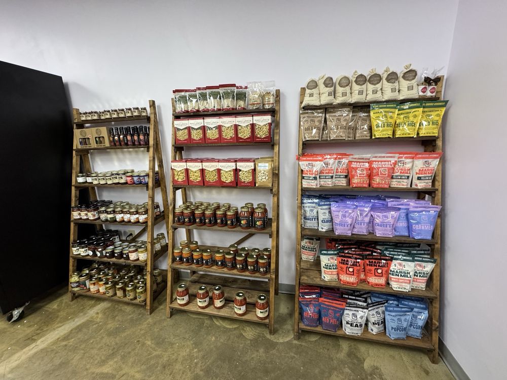 Marsh Hen Mill grits and pantry